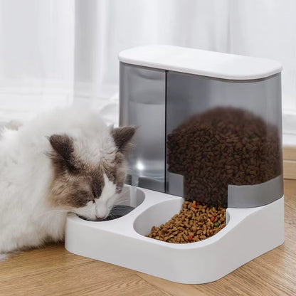 distributeurdecroquettespourchat-double-eau-propre