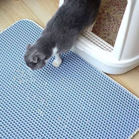 Tapis de litière chat | CleanFloor™ - ChatTisfait